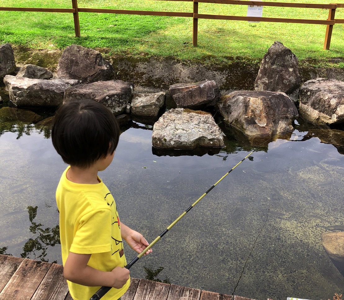 鮎釣り