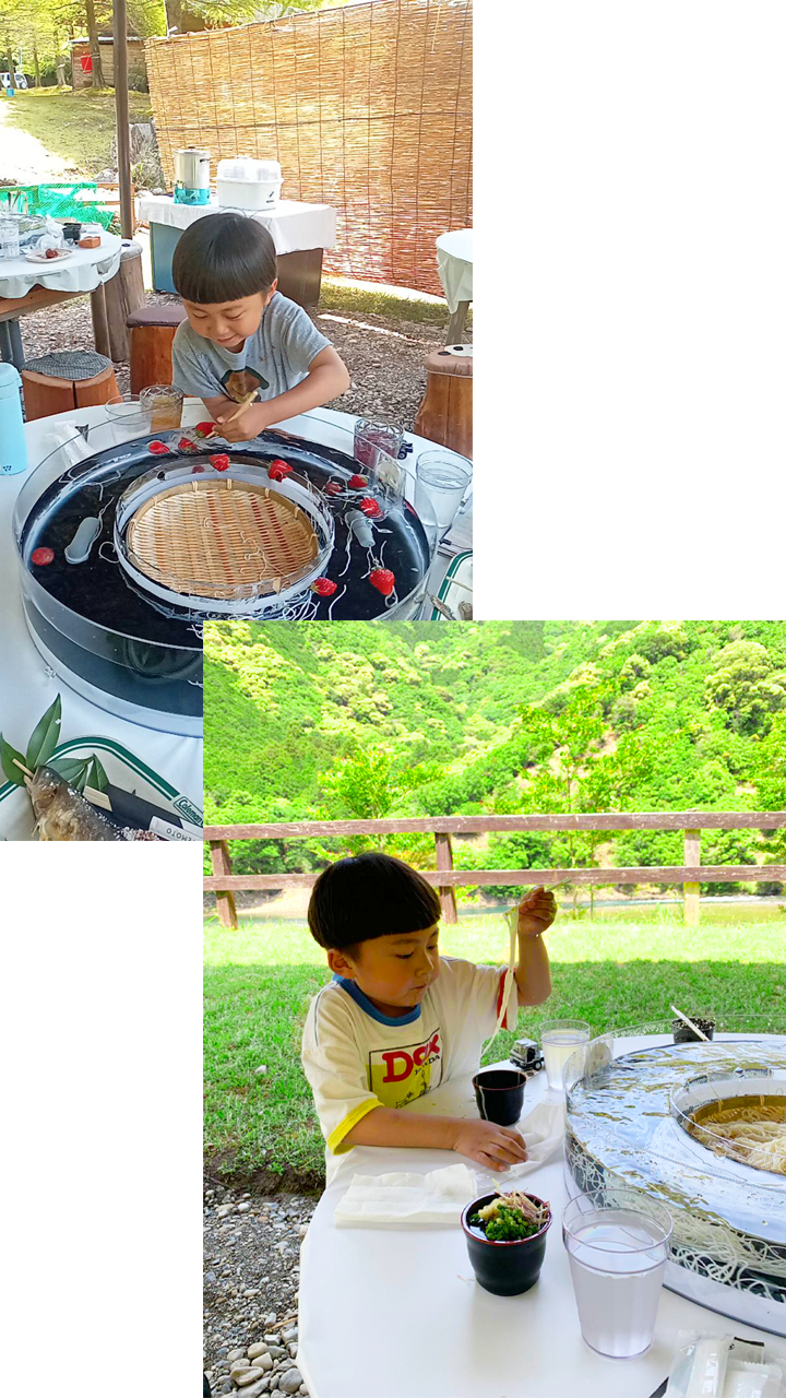 元祖　白浜流しそうめん